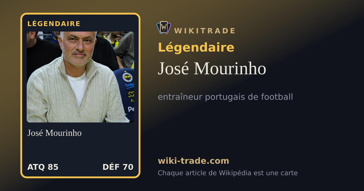 José Mourinho — carte Légendaire