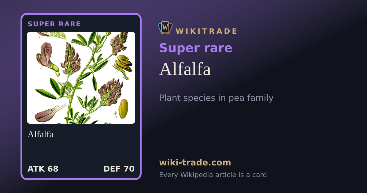 Alfalfa — Super rare card