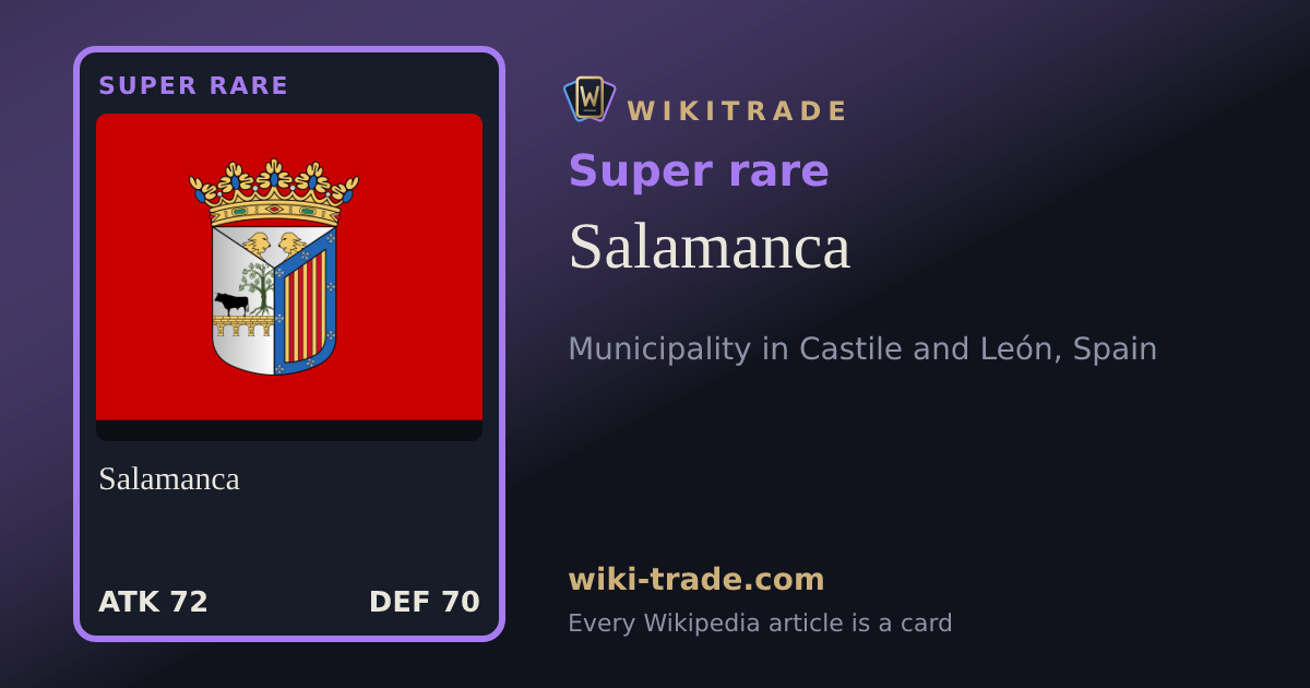 Salamanca — Super rare card