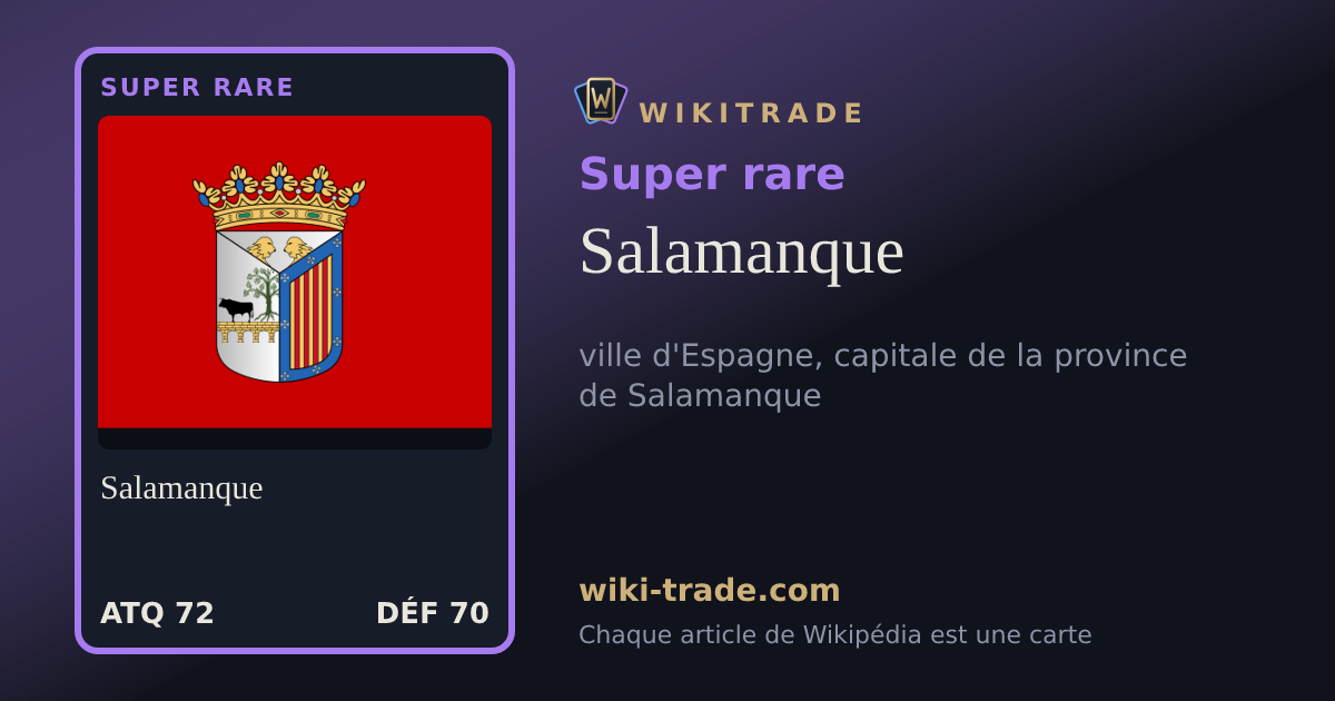 Salamanque — carte Super rare
