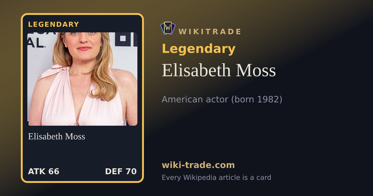 Elisabeth Moss — Legendary card