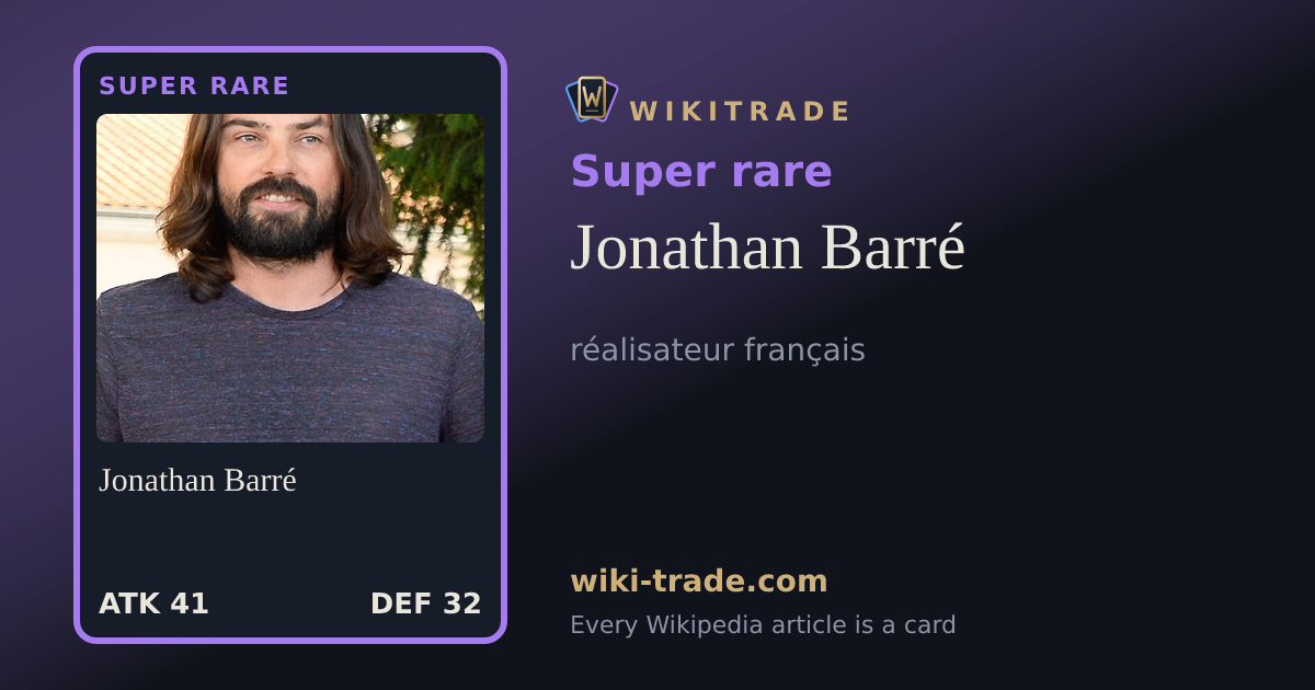 Jonathan Barré — Super rare card