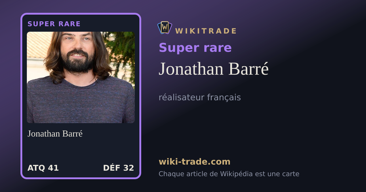 Jonathan Barré — carte Super rare