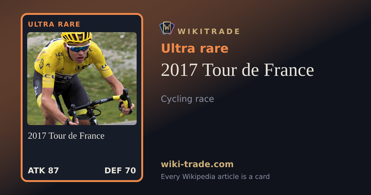 2017 Tour de France — Ultra rare card