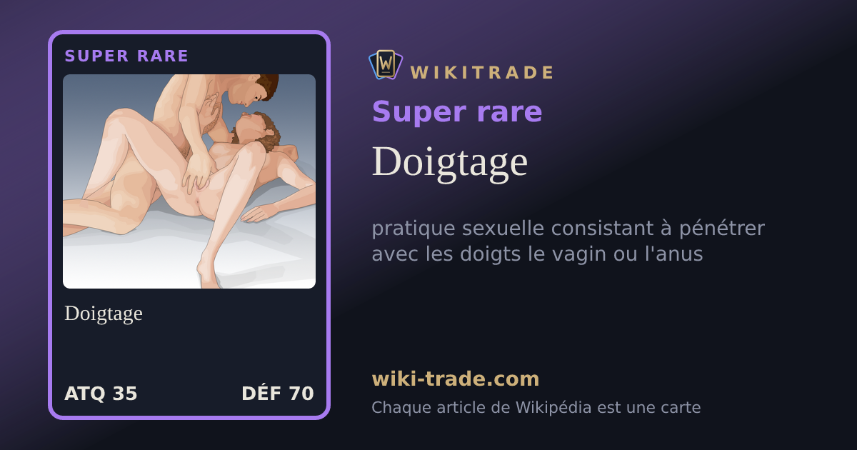 Doigtage — carte Super rare