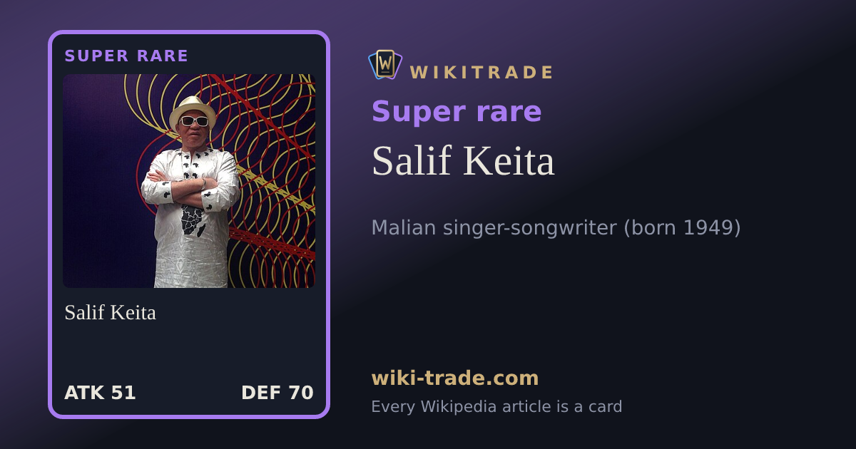 Salif Keita — Super rare card