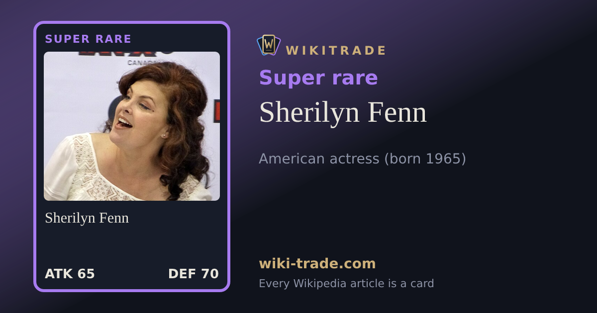 Sherilyn Fenn — Super rare card