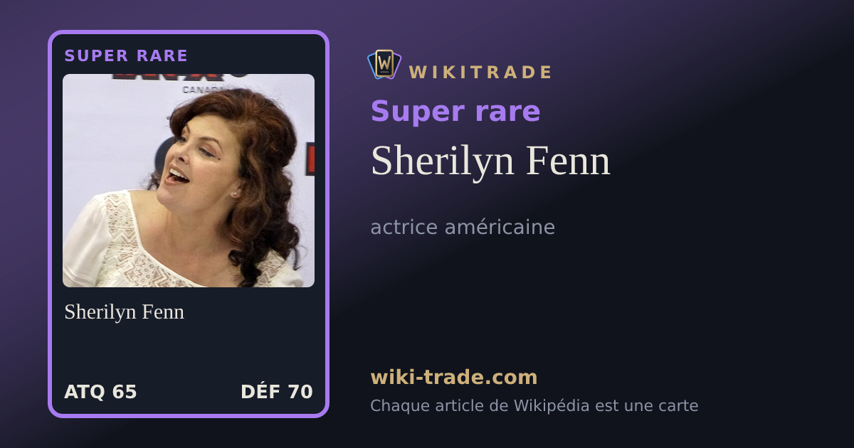 Sherilyn Fenn — carte Super rare