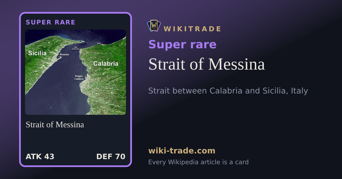 Strait of Messina — Super rare card