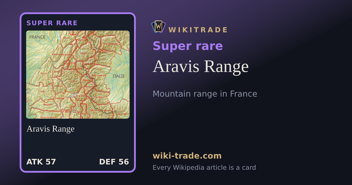 Aravis Range — Super rare card