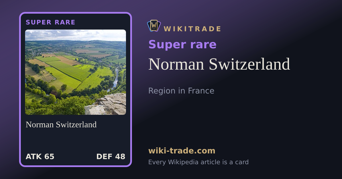 Norman Switzerland — Super rare card