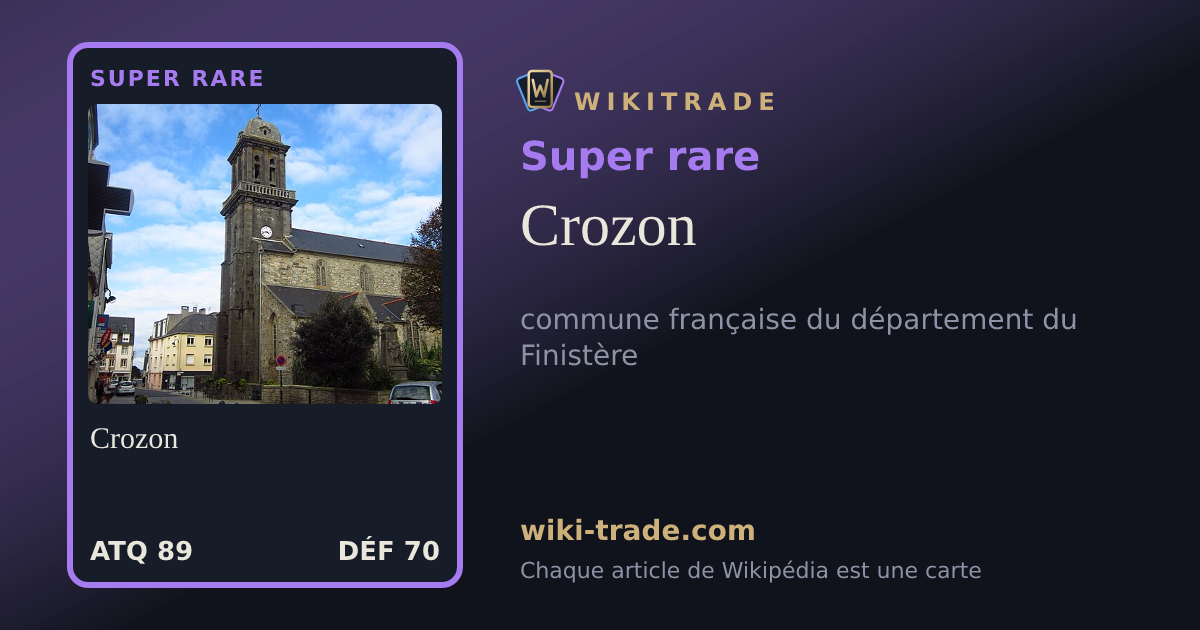 Crozon — carte Super rare
