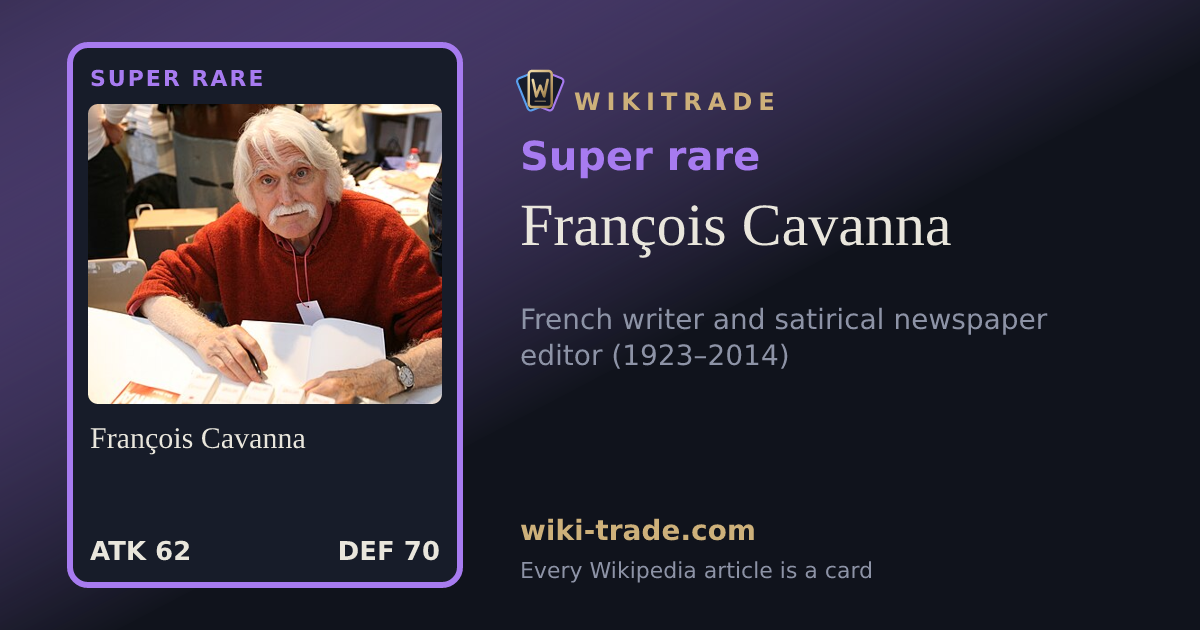 François Cavanna — Super rare card
