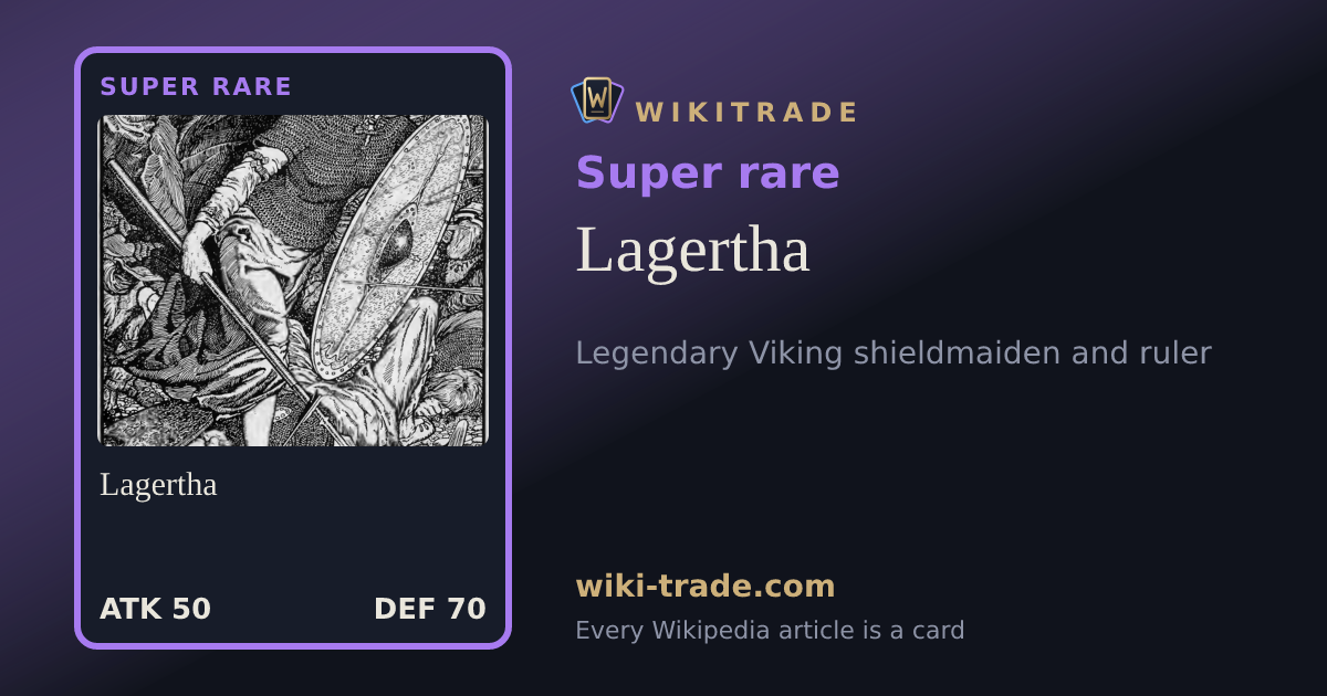 Lagertha — Super rare card