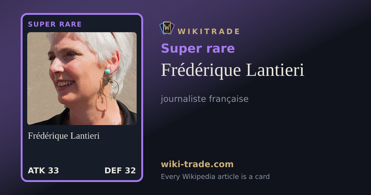 Frédérique Lantieri — Super rare card