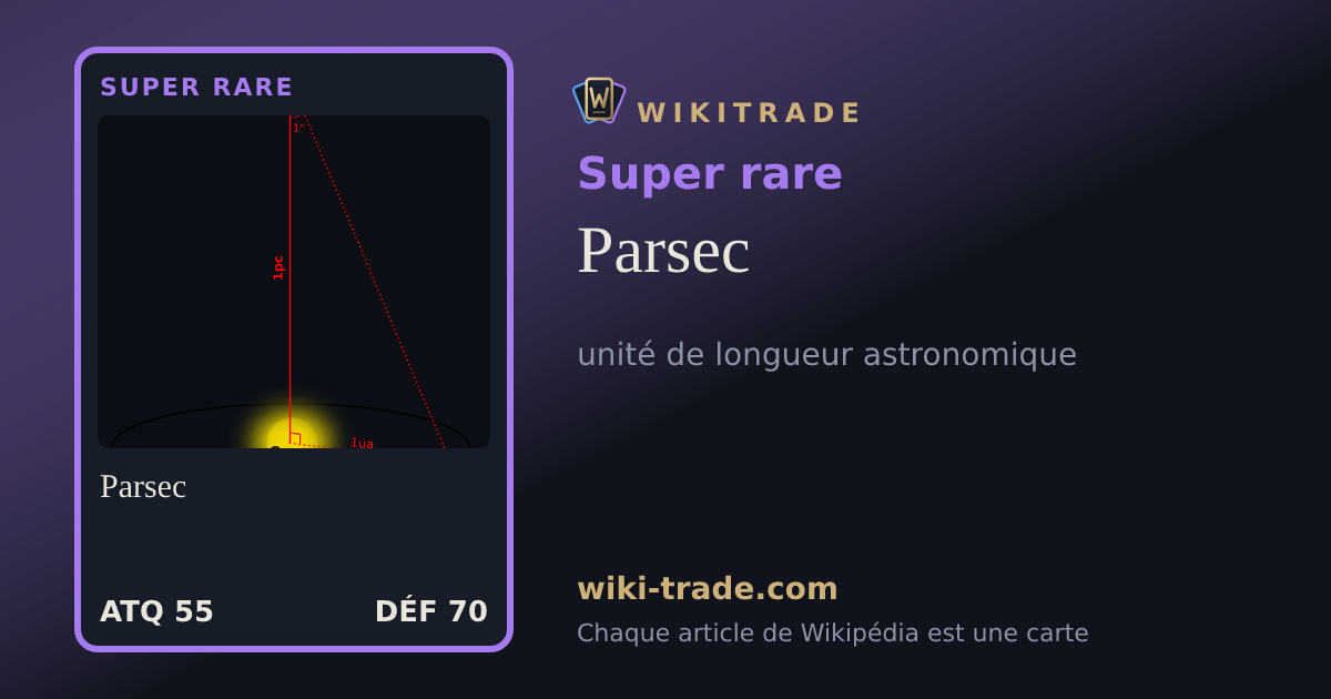 Parsec — carte Super rare