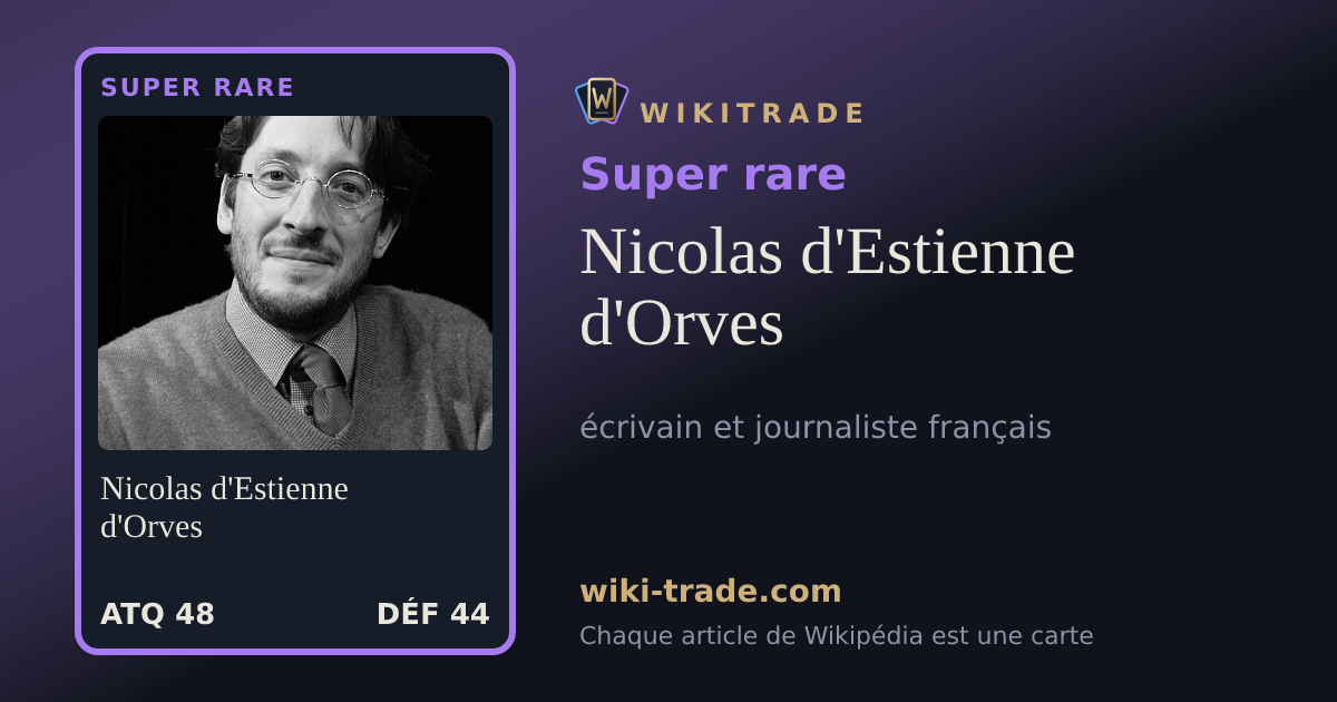 Nicolas d'Estienne d'Orves — carte Super rare