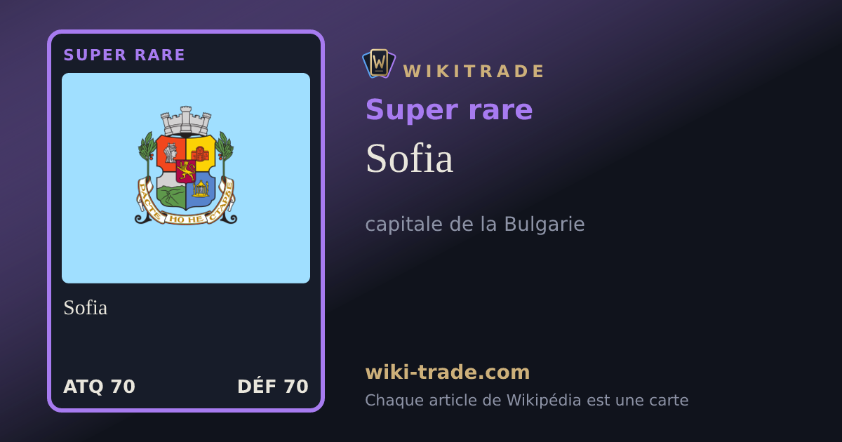 Sofia — carte Super rare
