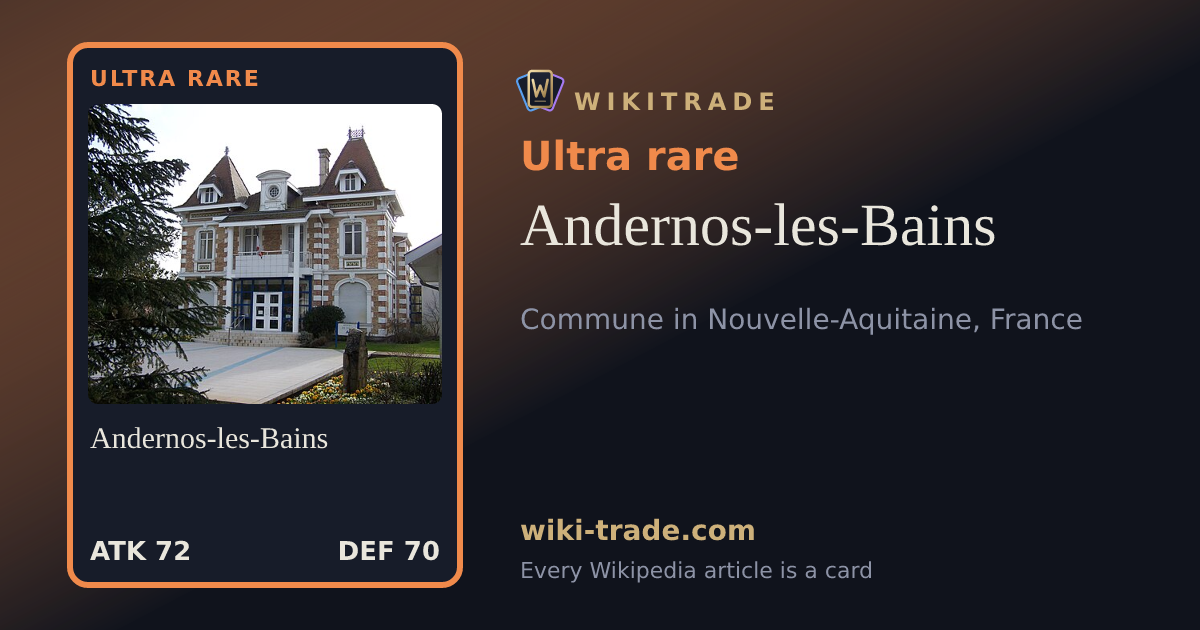 Andernos-les-Bains — Ultra rare card