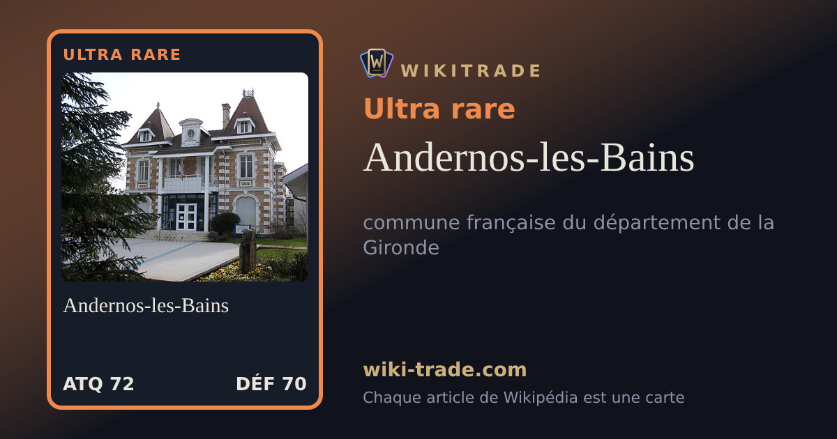Andernos-les-Bains — carte Ultra rare