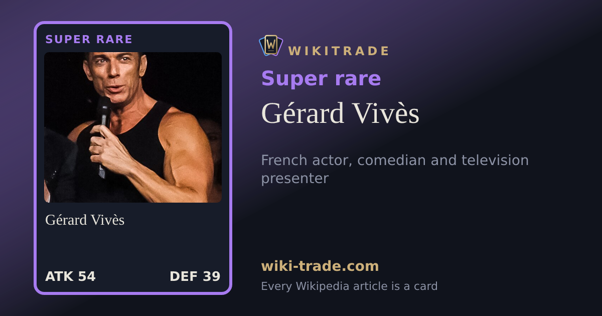 Gérard Vivès — Super rare card