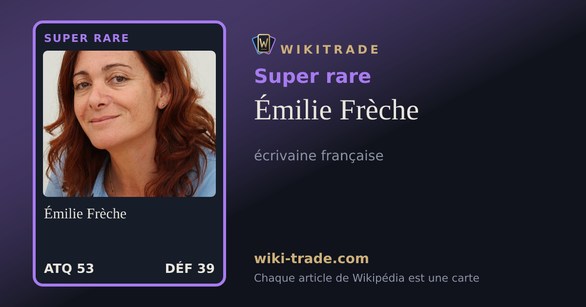Émilie Frèche — carte Super rare