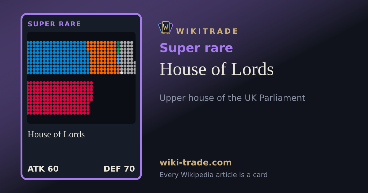 House of Lords — Super rare card