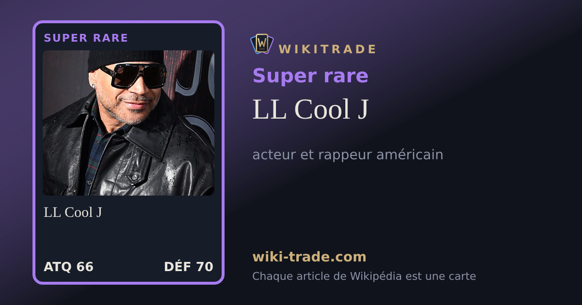 LL Cool J — carte Super rare
