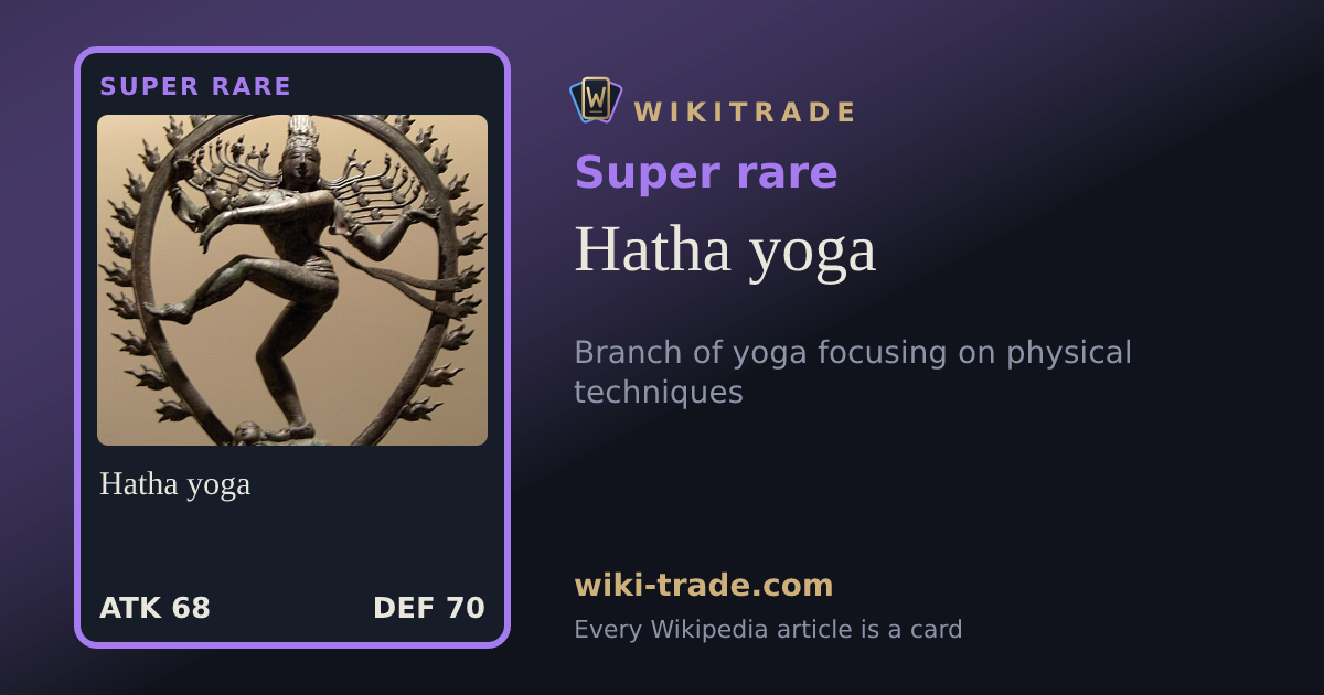 Hatha yoga — Super rare card