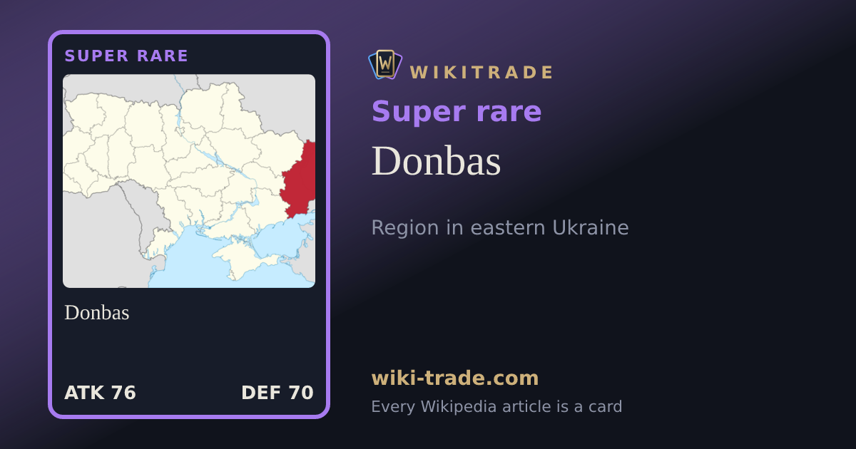 Donbas — Super rare card