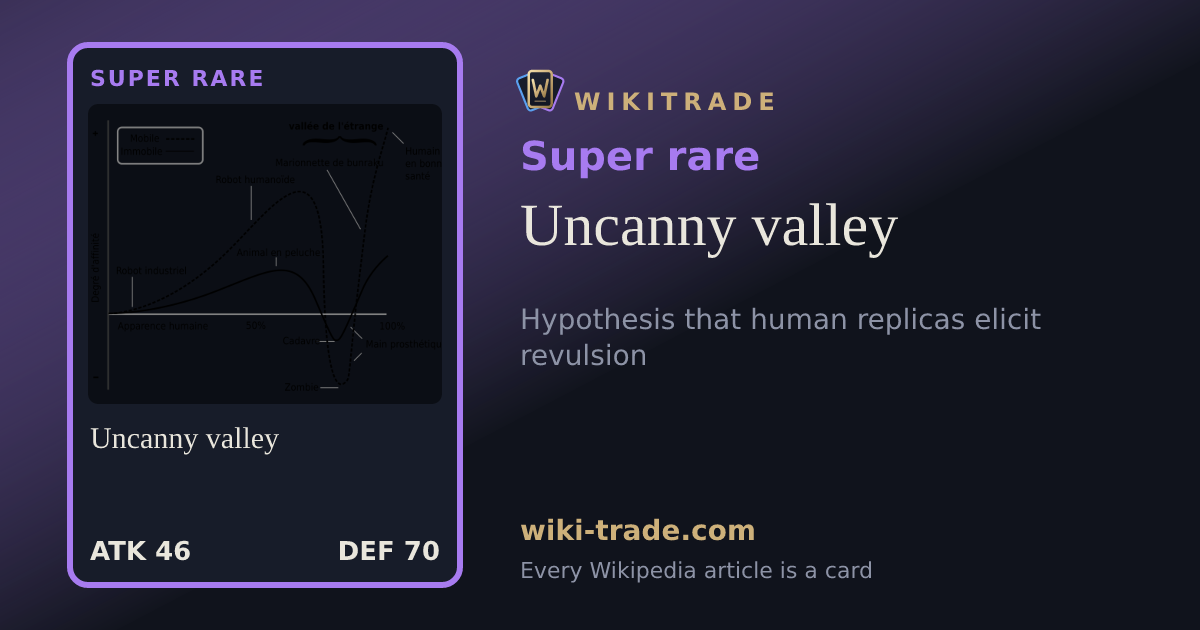 Uncanny valley — Super rare card