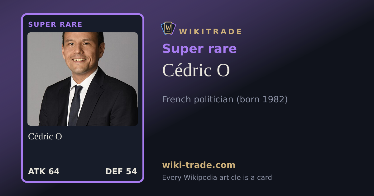 Cédric O — Super rare card
