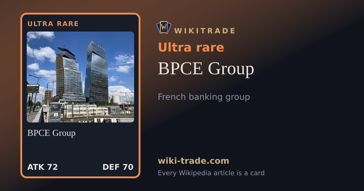 BPCE Group — Ultra rare card