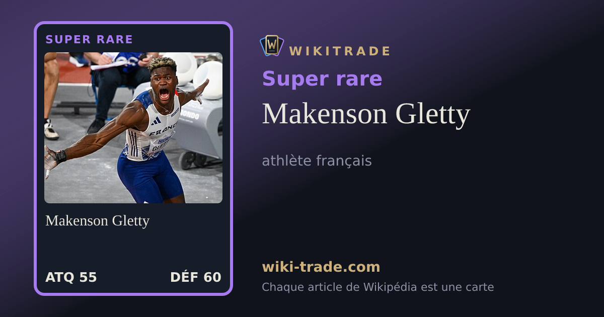 Makenson Gletty — carte Super rare