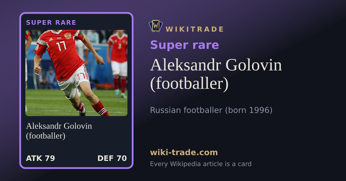 Aleksandr Golovin (footballer) — Super rare card