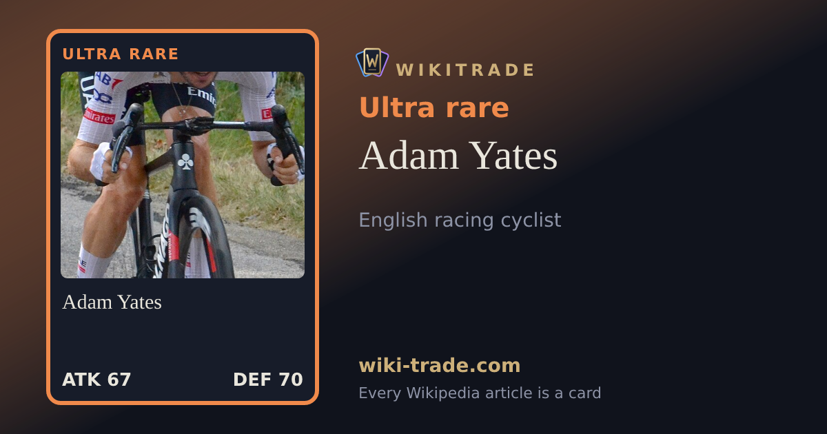 Adam Yates — Ultra rare card