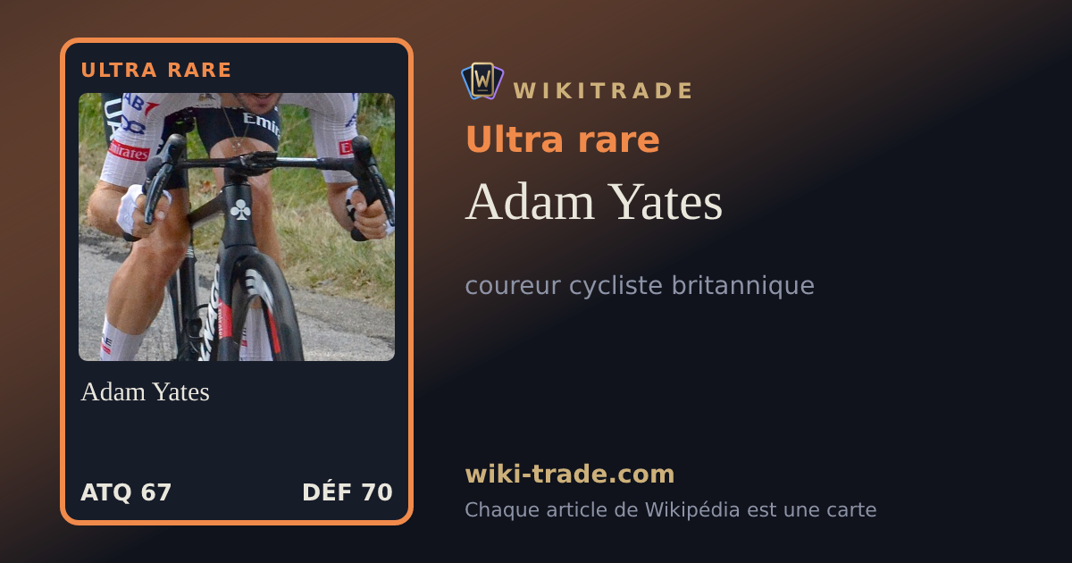 Adam Yates — carte Ultra rare