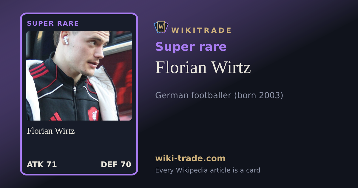 Florian Wirtz — Super rare card