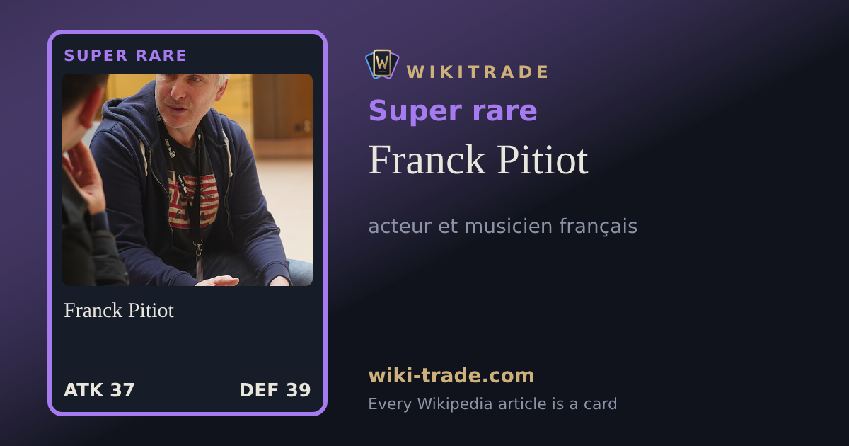 Franck Pitiot — Super rare card