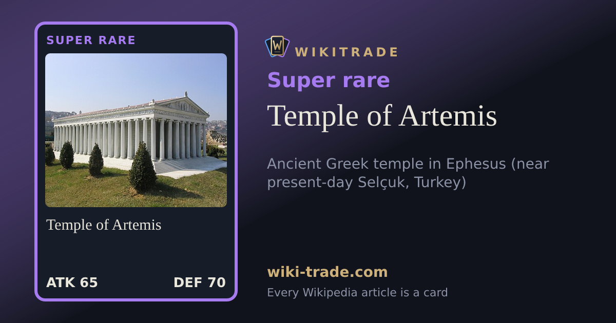 Temple of Artemis — Super rare card