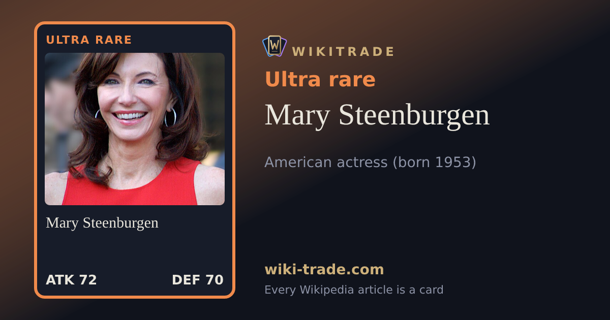 Mary Steenburgen — Ultra rare card