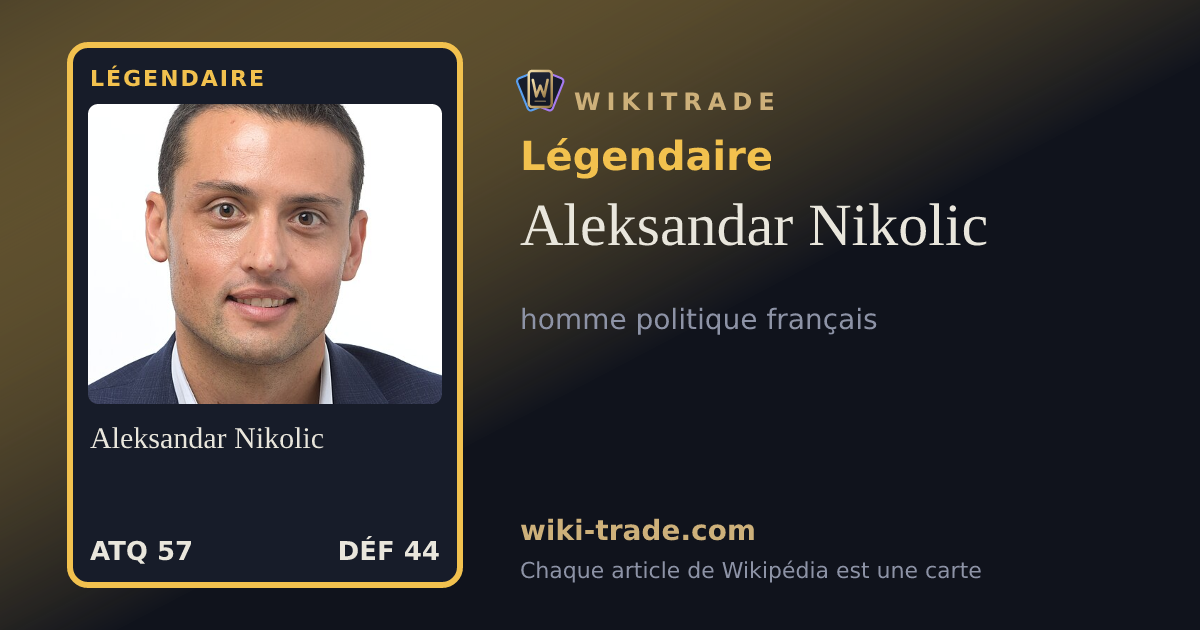 Aleksandar Nikolic — carte Légendaire