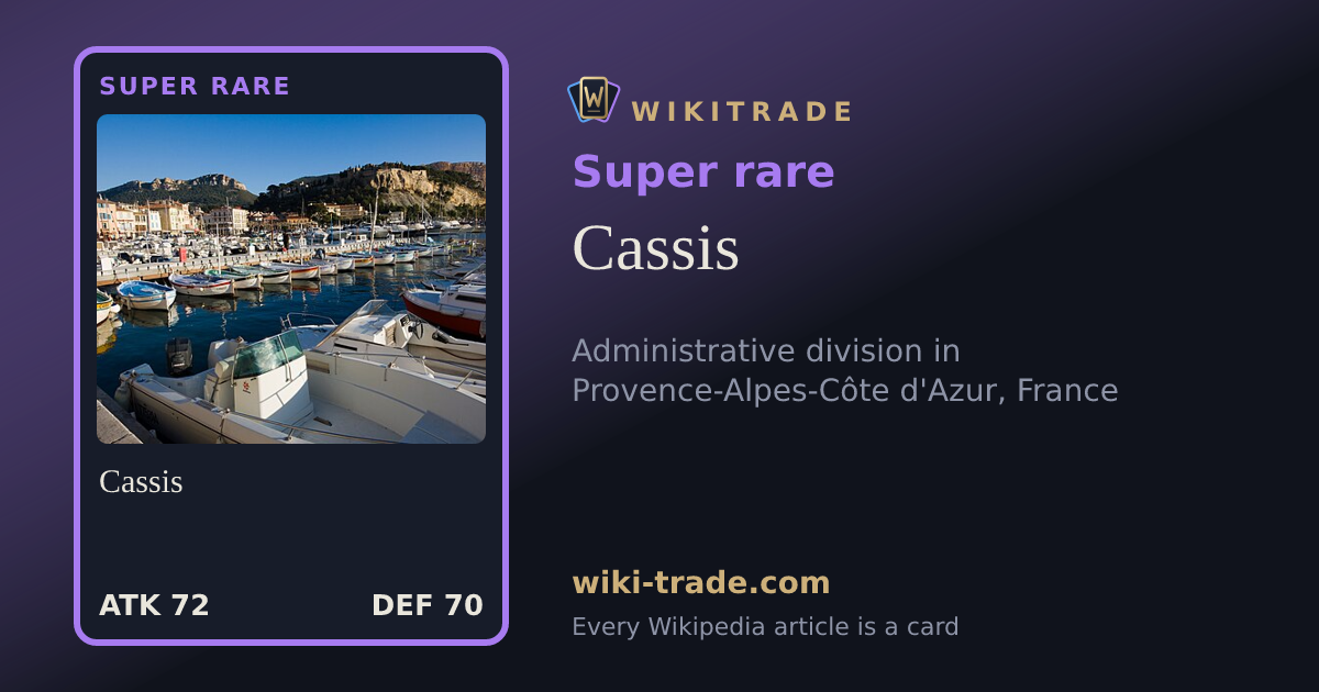 Cassis — Super rare card