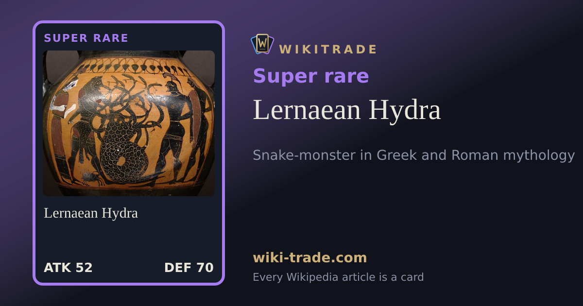 Lernaean Hydra — Super rare card