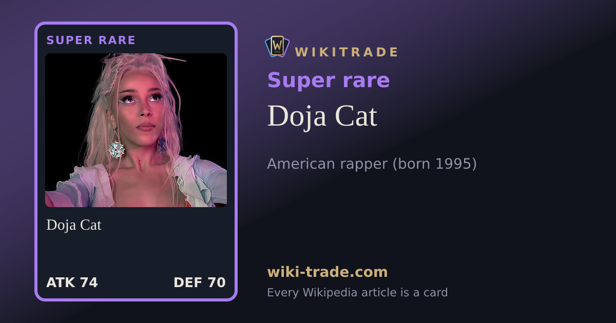Doja Cat — Super rare card