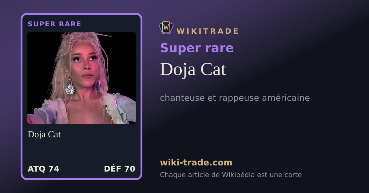 Doja Cat — carte Super rare