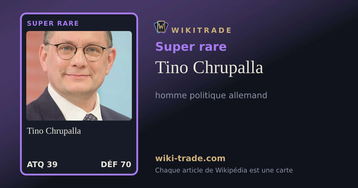 Tino Chrupalla — carte Super rare