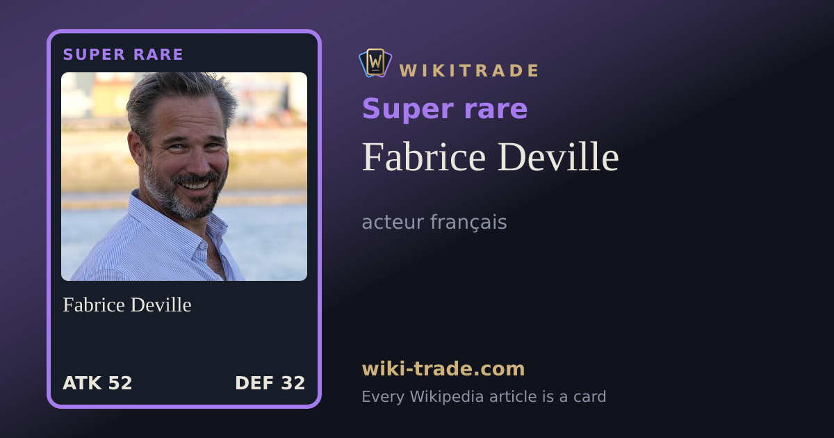 Fabrice Deville — Super rare card