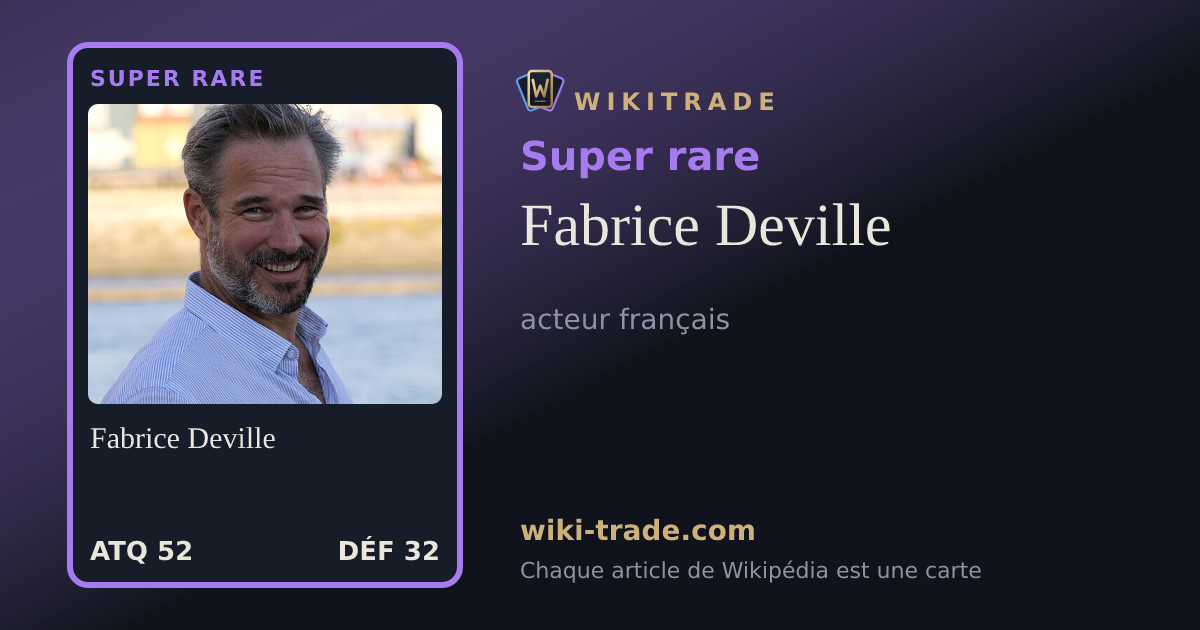 Fabrice Deville — carte Super rare