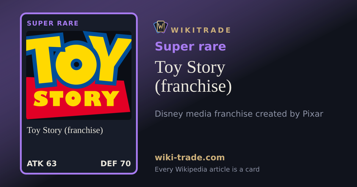 Toy Story (franchise) — Super rare card
